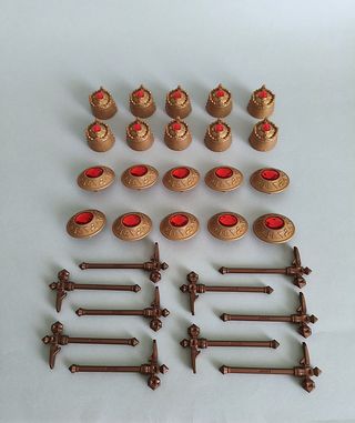 Playmobil Lote 10 Cascos Escudos Y Martillos