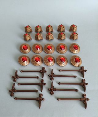 Playmobil Lote 10 Cascos Escudos Y Martillos