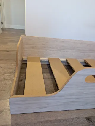 Cama Montessori Madera Natural 70x140 nueva