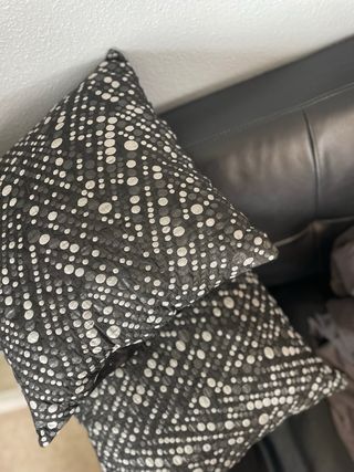 Sofá Cama Negro Piel