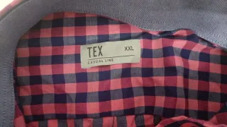 Camisa cuadros Tex XXL