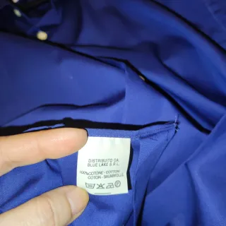 Camicia uomo blu taglia 44