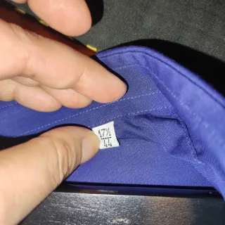 Camicia uomo blu taglia 44