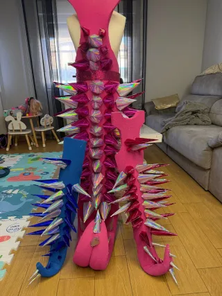 Disfraz carnaval 1disfraz rosa