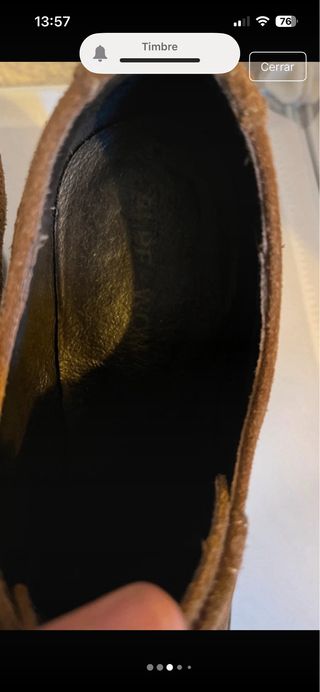 Botín tacón mujer ante