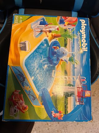 Playmobil Summer Fun Piscina con tobogán