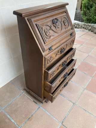 Escritorio Secreter bureau tallada a mano