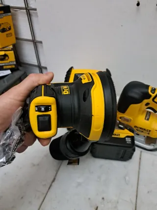 Dewalt Lijadora, Caladora, Altavoz y Batería