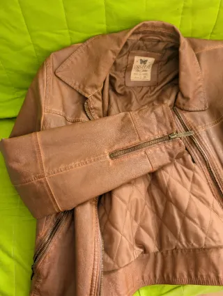 Chaqueta Cuero Mujer Inside M Marrón