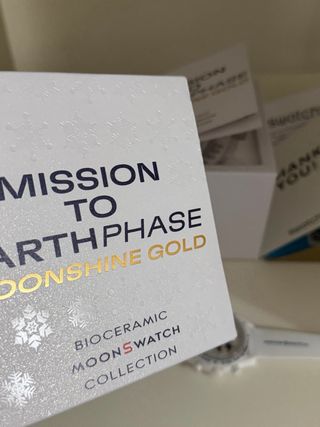 Swatch Mission to Earthphase Moonshine Gold