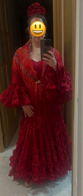 Traje Flamenca Maricruz Talla 44