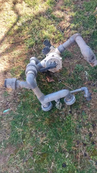 Válvulas de piscina de plástico y motor de piscina