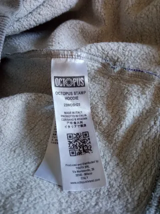 Felpa OCTOPUS originale taglia S