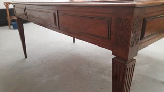 Mesa escritorio Luis XVI madera maciza