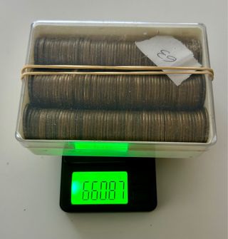 Lote 200 monedas 1 peseta 1963