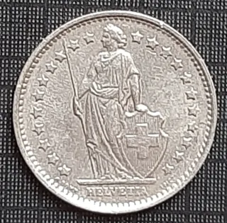 Moneda SUIZA 1 Fr. 1969