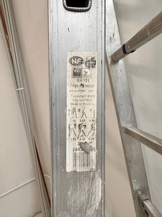 Escalera TUBESCA Transformable 2 Tramos