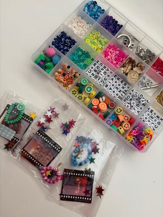 Kit para hacer pulseras y llaveros