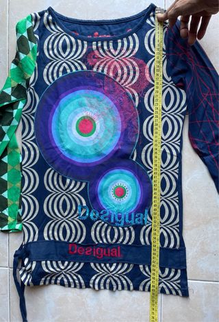 Camiseta Desigual Manga Larga Talla M/L