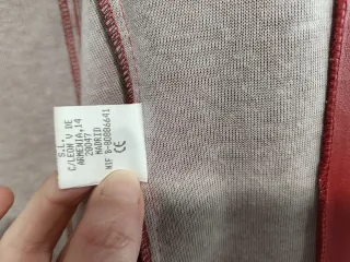 Abrigo/Cazadora Rojo Talla M