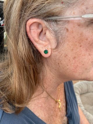 Pendientes Oro 18k Esmeraldas 4.20 Ct Muzo