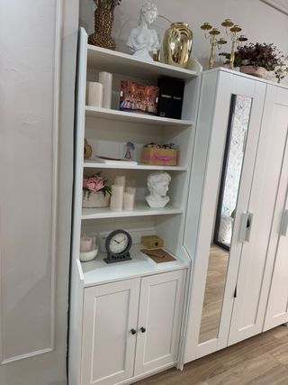 Estantería Blanca Estilo Nórdico