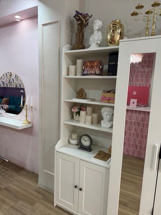 Estantería Blanca Estilo Nórdico