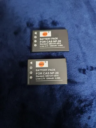 2 Baterías Li-ion para Cámara Digital