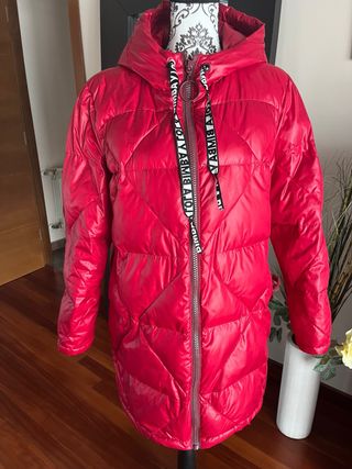 Plumífero rojo talla XL