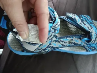 Chanclas Decathlon Azul y Gris talla 36/37