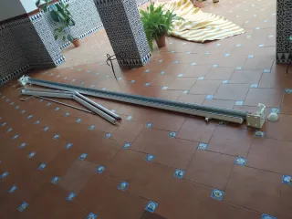 Ejes y soportes para toldo 2,70 x 4,50m