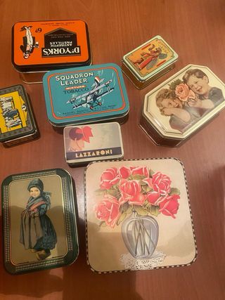 Scatole porta oggetti vintage