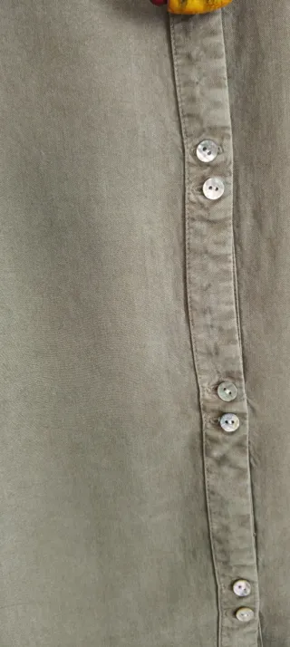 Vestido Parfois verde cacería talla L