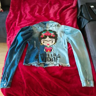 Cazadora vaquera Frida Kahlo