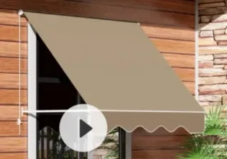 Toldo amarillo 1m usado una vez