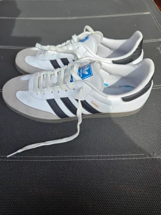 Adidas Samba Blanco y negro