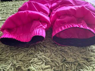 Conjunto Nieve Niñ@ Negro y Fucsia