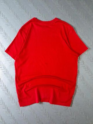 Nike T-shirt Red 00's Big Logo Center