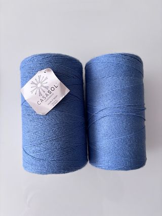 Ovillos veggie woll petite azul CASASOL