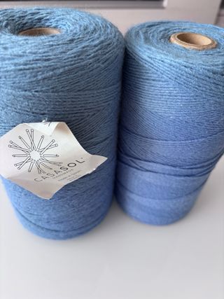 Ovillos veggie woll petite azul CASASOL