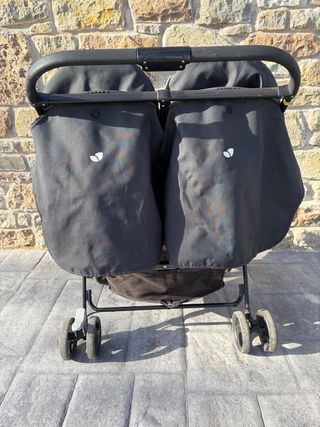 Carrito Doble Negro Joie Cotxet doble bessons