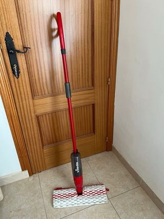 Limpiador a vapor rojo Vileda mopa