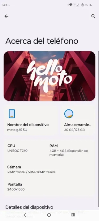 Motorola g35 5G 128GB