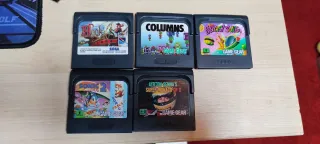 Sega Game Gear + Bolsa y 5 Juegos