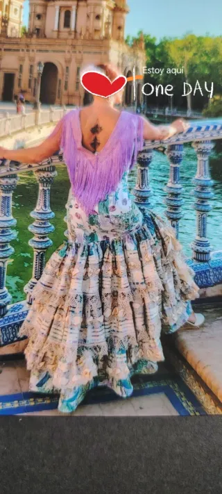 Vestido de Flamenca Multicolor