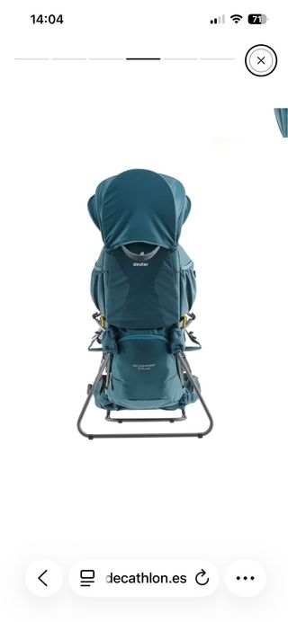 Mochila portabebés Deuter montaña