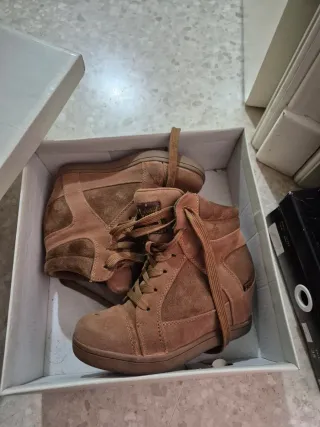 Botines Tino G. Marrones Talla 35