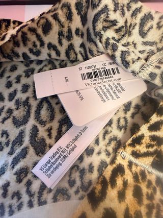 Victoria's Secret Tanga Leopardo Talla L