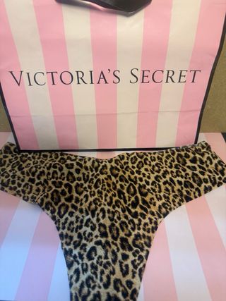 Victoria's Secret Tanga Leopardo Talla L