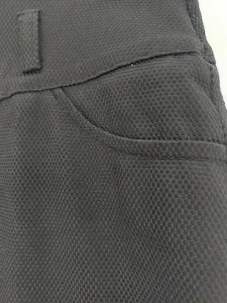 Gonna tubino nera vintage grana di riso L